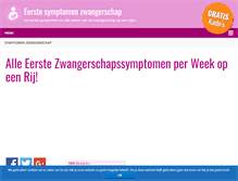 Tablet Screenshot of eerstesymptomenzwangerschap.info